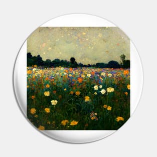 Wildflowers oil painting II Pin