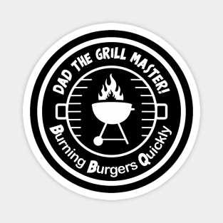 Dad The Grill Master Dad Barbecue BBQ Magnet