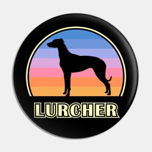 Lurcher Vintage Sunset Dog Pin