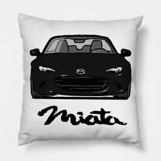 MX5 Miata ND Black Pillow