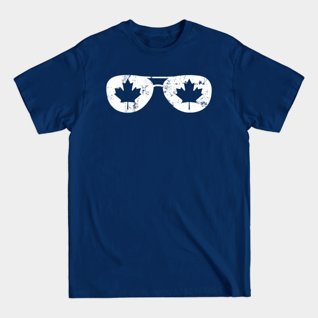 Disover Canada Flag Sunglasses - Canada Flag - T-Shirt