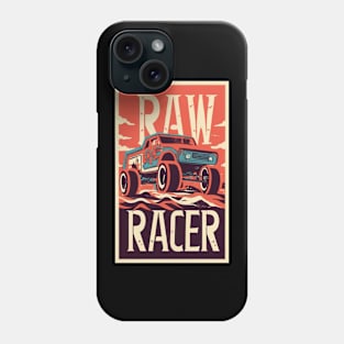 Raw Racer Desert Racing Car Art Phone Case