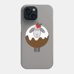 Fancy Dress Christmas Pudding Sheep Phone Case