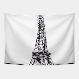 Eiffel Tower Painting Tapestry