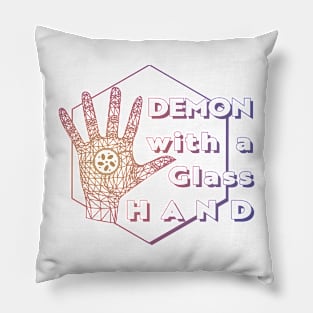 Demon with a Glass Hand Pillow