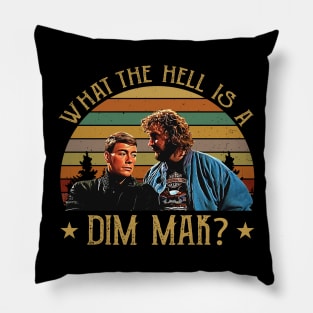 Vintage What The Quote Movies Film Gift For Men Pillow