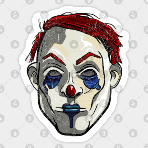 Joker S Henchman 3 Mask Joker Mask Sticker Teepublic