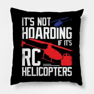 Model RC Helicopter Hobby Chopper Pilot Gift Pillow