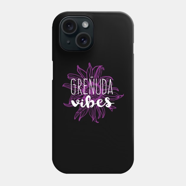 greñuda vibes - flower design Phone Case by verde