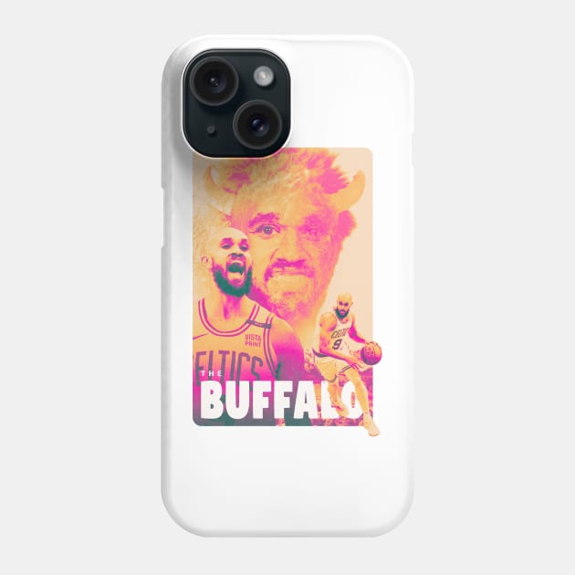 Derrick White Buffalo Soldier Phone Case by boothy