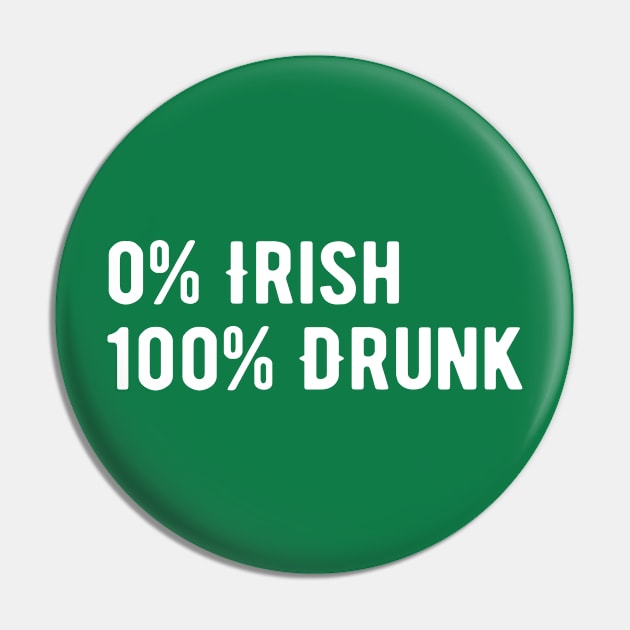 0 Irish 100 Drunk St Patrick's Day Pin by adil shop