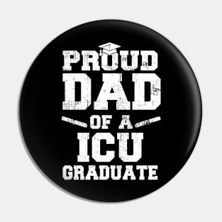 Mens Premature Newborn Nurse Gift Proud Dad ICU Graduate Pin