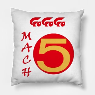 Mach 5 GoGoGo Speed Racer! Pillow