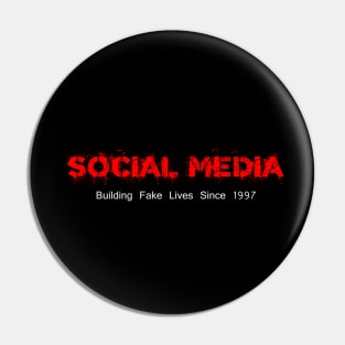 Social Media Addict Pin