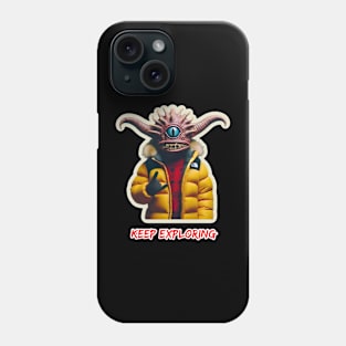 Explore with monsters Phone Case