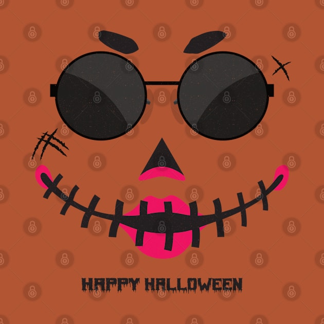 Bad girl loves Halloween - funny saying by Vichallan