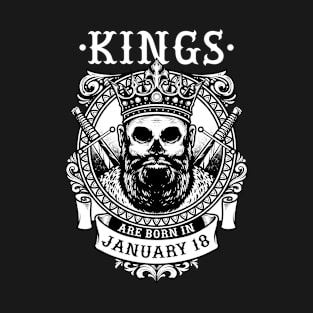 king are born in january 18 T-Shirt