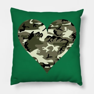 Camouflage Regular Love Heart Colorful pattern 2020 Pillow