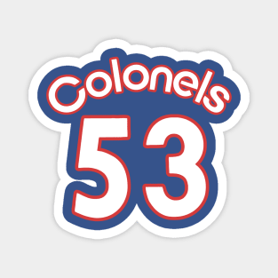 Retro Defunct Kentucky Colonels Artis Gilmore Jersey (Front/Back Print) Magnet