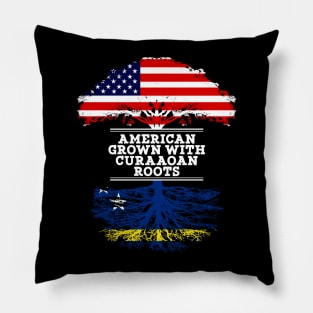 American Grown With Curaaoan Roots - Gift for Curaaoan From Curacao Pillow