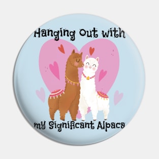 alpaca lover Pin