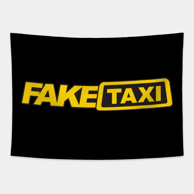 Fake Taxi Designs Tapestry by Scalderon9