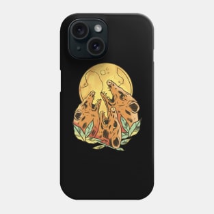 Opossums At The Moon Phone Case