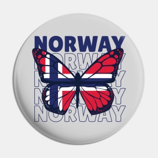 I Love Norway // Norwegian Flag // Norwegian Pride Pin