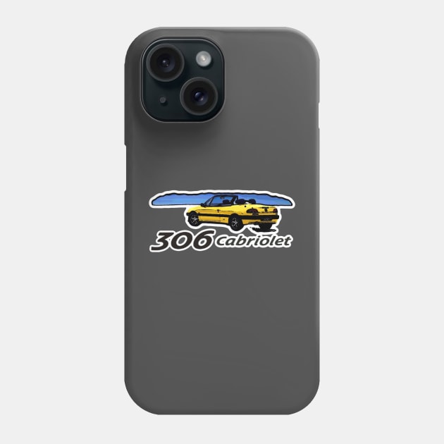 Peugeot 306 cabriolet Phone Case by bobdijkers