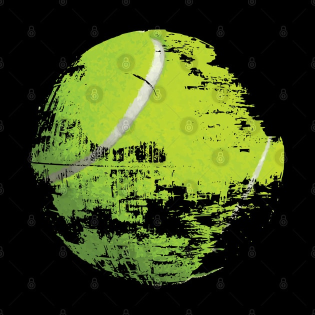 Tennis ball under construction by Ricogfx