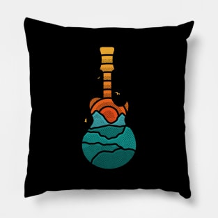 guitar vibrations Pillow