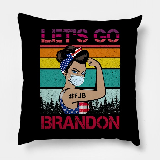 Let's Go Brandon! Pillow by oyshopping