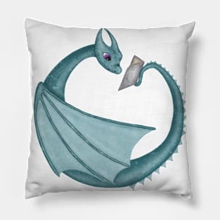 Book Dragon Pillow