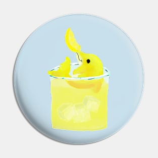 Lemonade Dolphin Pin