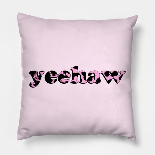 yeehaw Pillow by kassiopeiia