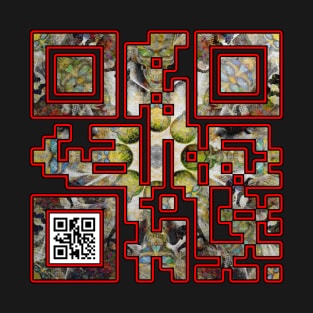 Art QR Code Abstract T-Shirt