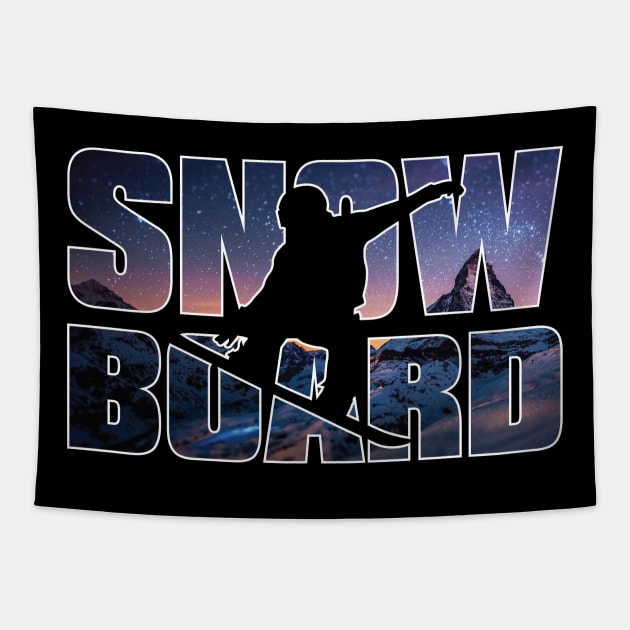 snowboard Tapestry by nuijten