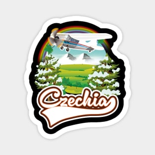 Czechia travel logo Magnet