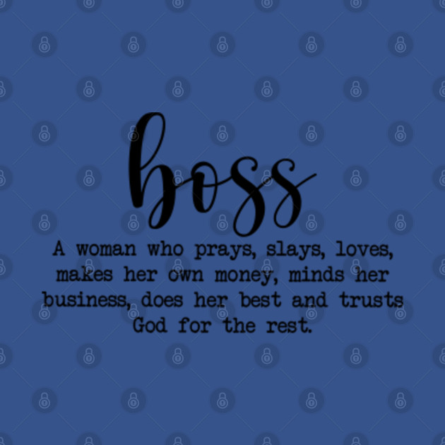 Disover Boss Lady - Boss Lady - T-Shirt