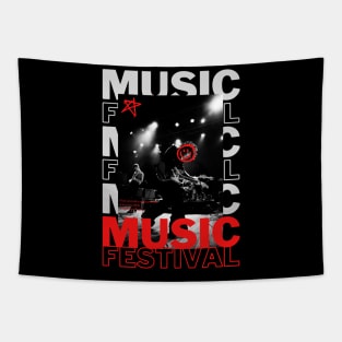 Music festival - vintage street wear Tapestry