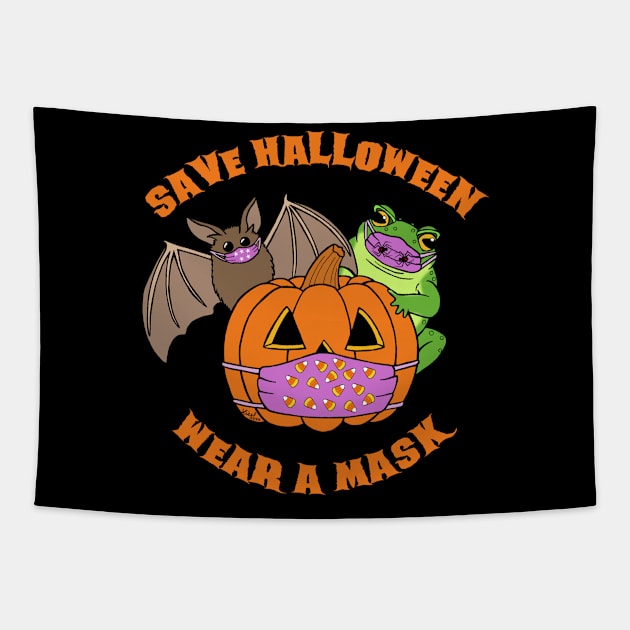 Save Halloween! Tapestry by HonuHoney