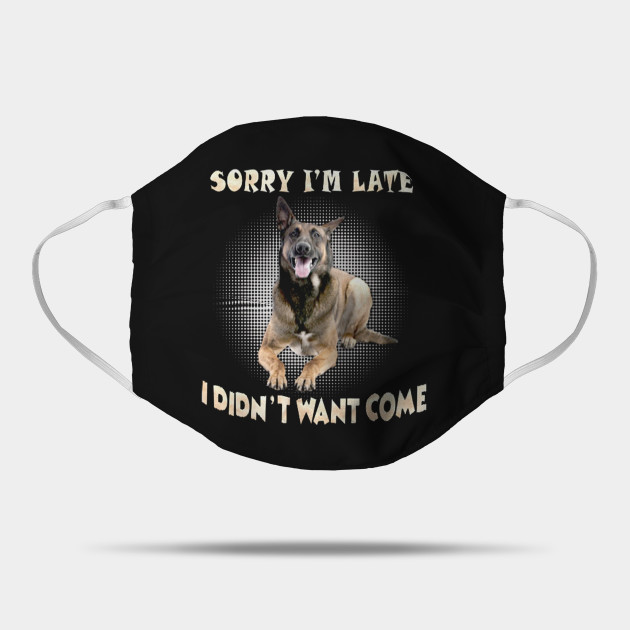 Belgian Malinois Dog Belgian Malinois Mask Teepublic Uk