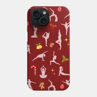 Pilates Christmas (red) Phone Case