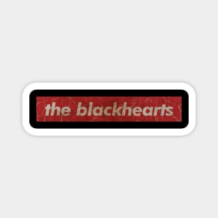 The Blackhearts - simple red vintage Magnet