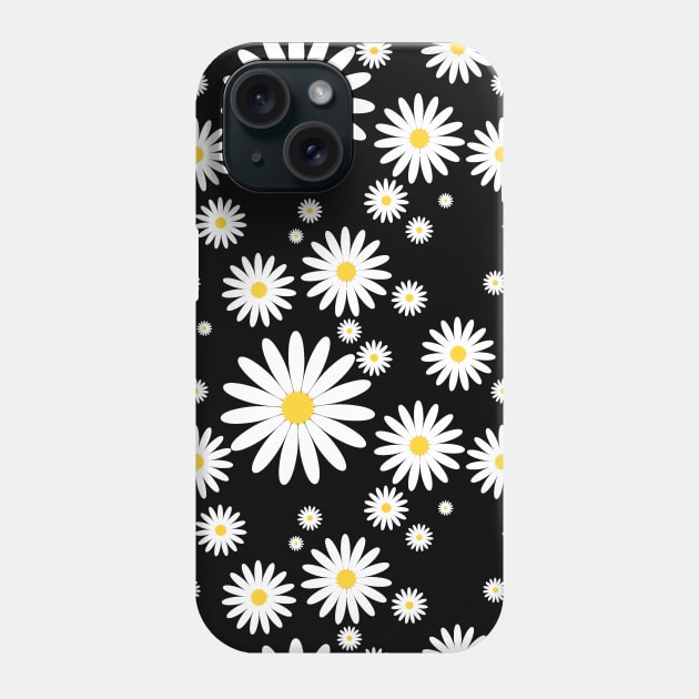 Sunflower Seamless Print Phone Case by aquariart