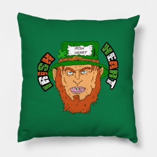 irish heart st patricks day Pillow