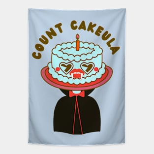 Chocolate Count Cakeula Tapestry