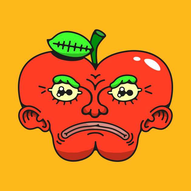 Angry Apple by Franjos