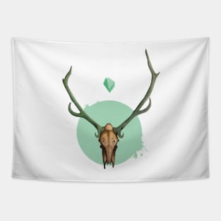 Deer skull Tapestry