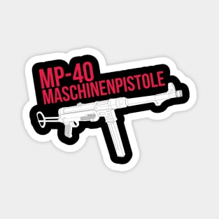 German MP-40 submachine gun Magnet